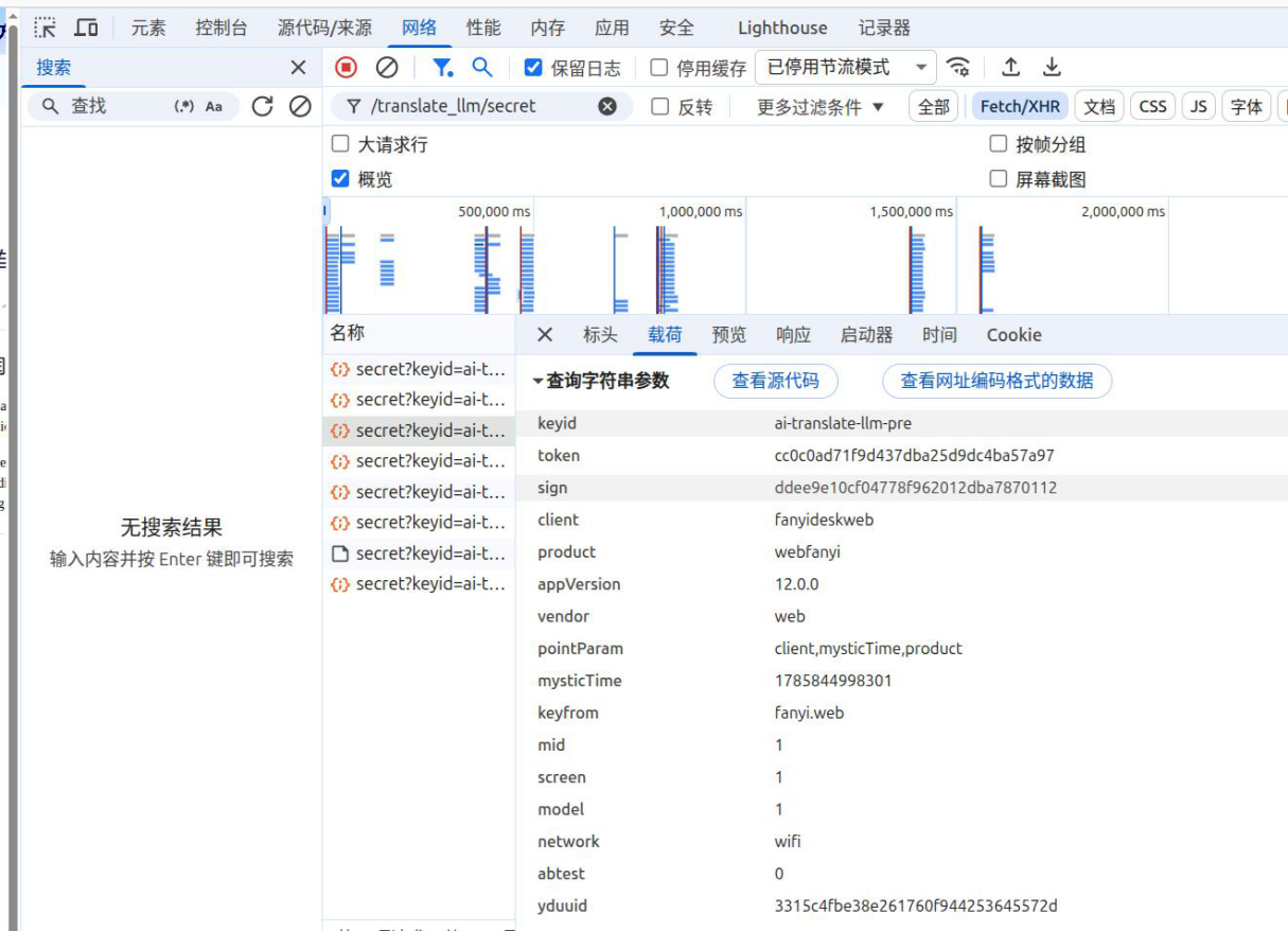 Analysis screenshot